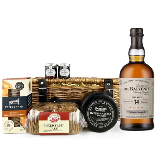 The Balvenie The Week of Peat 14 year old Whisky Premium Gift Hamper – Luxury Food & Drink Hamper